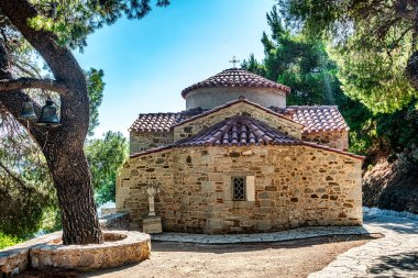 Hosios Loukas (Greek:  ) is a historic walled monastery situated near the town of Distomo, in Boeotia, Greece