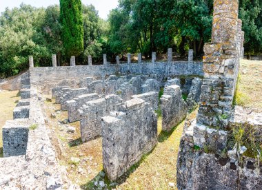 Roman Ruins and Remains at the island of Brijuni, Istria, Croatia
