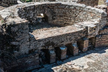 Prytaneion, Arkeoloji alanı Butrint, Butrint Ulusal Parkı, UNESCO Dünya Mirası Alanı, Saranda yakınları, İyon kıyıları, Arnavutluk, Avrupa