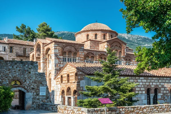 Hosios Loukas (Greek:  ) is a historic walled monastery situated near the town of Distomo, in Boeotia, Greece.