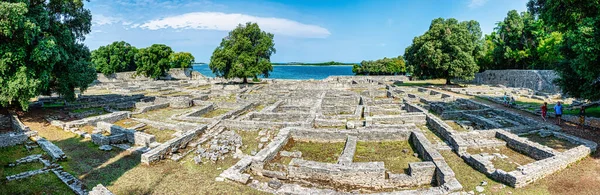 Roman Ruins Remains Island Brijuni Istria Croatia — Stockfoto