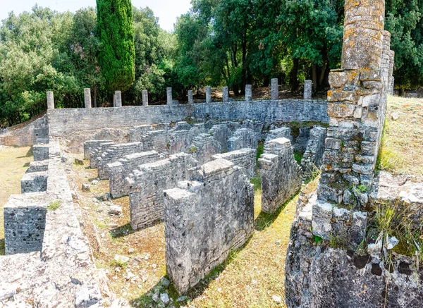 Roman Ruins and Remains at the island of Brijuni, Istria, Croatia