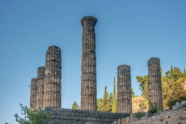 希腊德尔斐的古代历史遗迹 — 图库照片