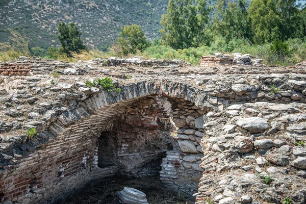 Marathon Archaeological Site Attice Greece 스톡 사진