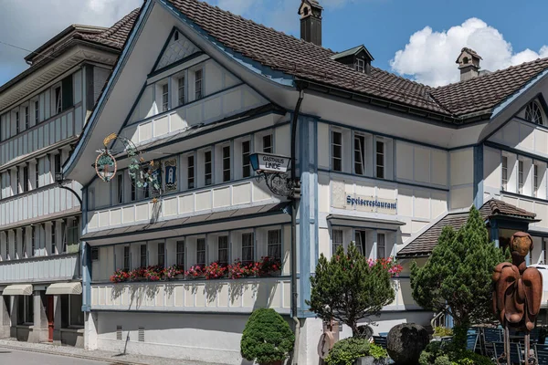 Appenzell Switzerland 2021 Buildings Historic Part Town Appenzell Town Appenzell — Stock Photo, Image