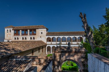 Alhambra bahçeleri. Granada. Endülüs. İspanya.