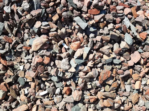 Antecedentes Pequeñas Piedras Multicolores —  Fotos de Stock