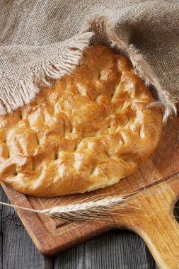 Taze pişmiş geleneksel Türk ekmeği