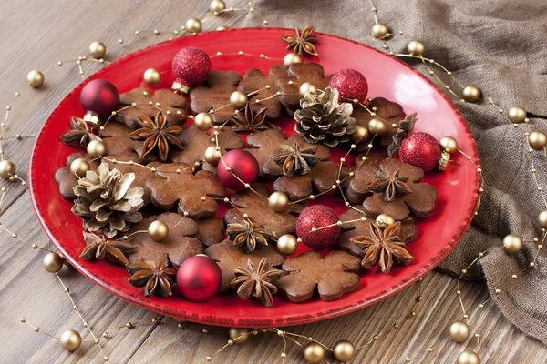 自家製クリスマスクッキー — ストック写真