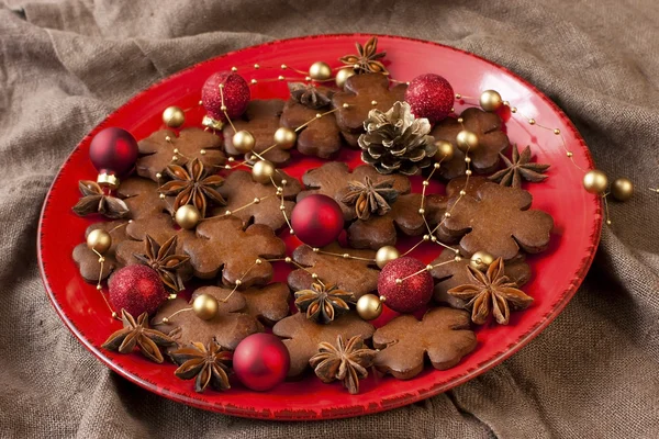 Biscotti di Natale fatti in casa — Foto Stock