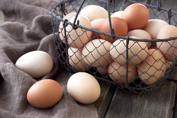 Frische Eier. Osterthema — Stockfoto