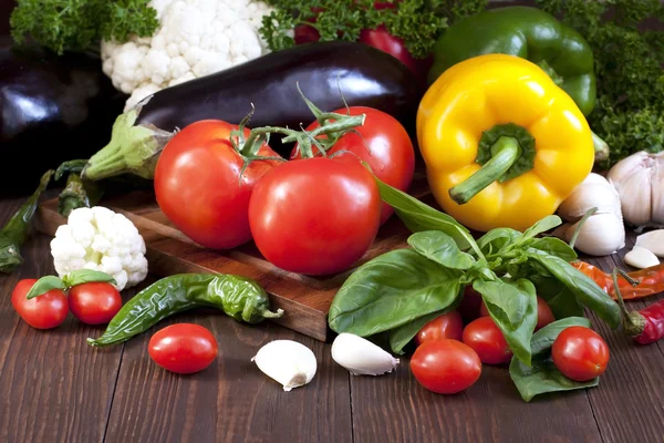 Verduras frescas. Alimento saludable — Foto de Stock