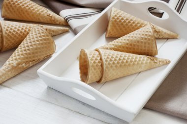 dondurma için gofret Kupası