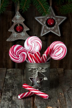 Noel parlak sembol ile natürmort