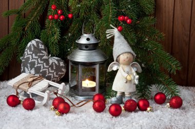 Noel parlak sembol ile natürmort