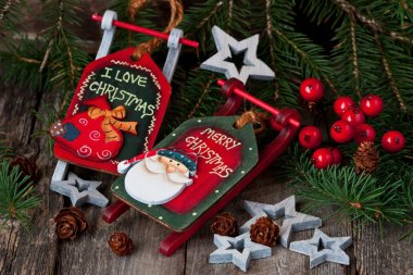 Noel parlak sembol ile natürmort