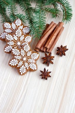 Tanımlama bilgileri ile Noel zaman kompozisyon