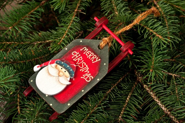 Noel tebrik kartı ile tatil oluşturma — Stok fotoğraf
