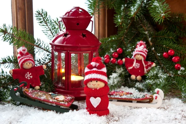Elegant klassisk julekort for helligdager – stockfoto