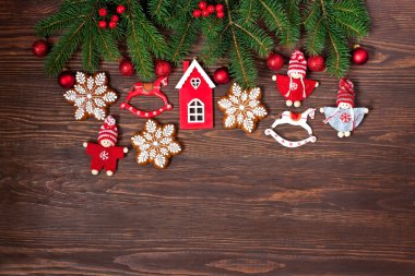 Noel parlak sembol ile natürmort