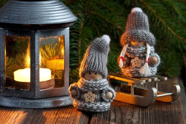 Noel kompozisyon ile fener