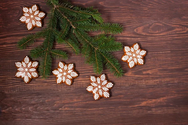 Composition de Noël avec biscuits — Photo