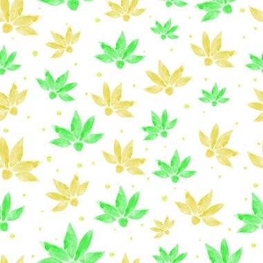 Sorunsuz çiçek suluboya arka plan