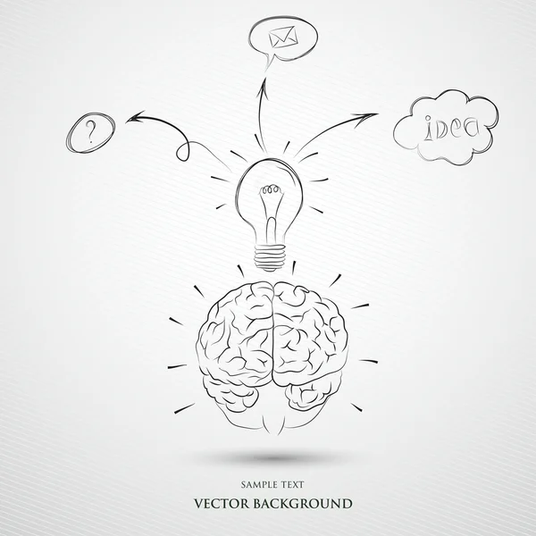 Idea concetto di business — Vettoriale Stock