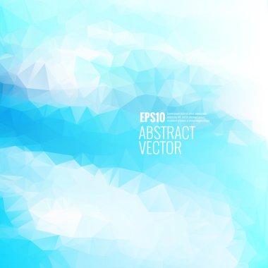 poligonal mavi arka plan