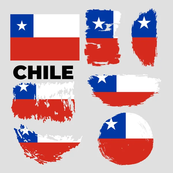 Χαρούμενη ημέρα ανεξαρτησίας της Χιλής με δημιουργική διανυσματική απεικόνιση — Διανυσματικό Αρχείο