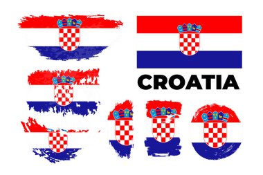 Hırvatistan bayrağı. Hırvatistan 'ın Bağımsızlık Günü kutlu olsun 