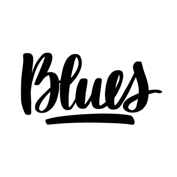 Letteratura blues. disegno disegnato a mano inchiostro vettoriale. Illustrazioni Stock Royalty Free