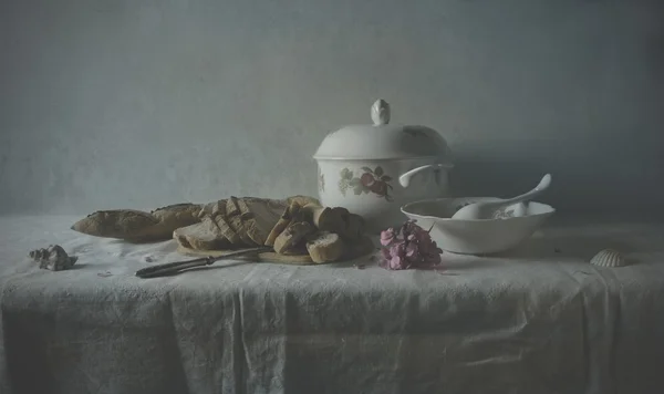 Ekmekli sakin bir hayat — Stok fotoğraf