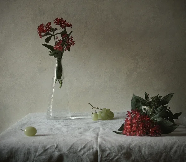 çiçekli natürmort