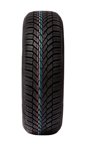 Car tire isolated on white background — Stock Photo, Image