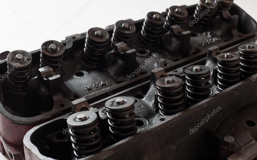 Opened old engine heads — Stock Photo © matusciac 84346670