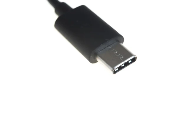 USB-? kabel, geïsoleerd op een witte achtergrond — Stockfoto