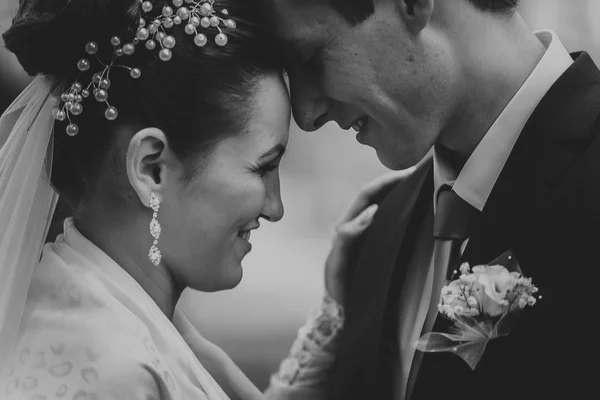 Giovane famiglia, matrimonio, sposi novelli — Foto Stock