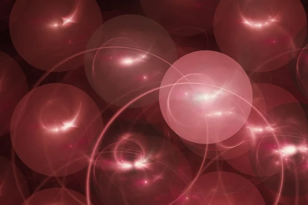Фрактальное изображение "Светящиеся шары " — стоковое фото
