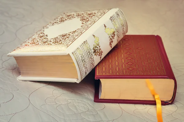 Two books in beautiful bindings. — Stock Photo, Image