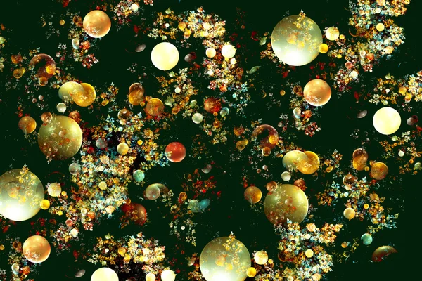 Fractal foto van kleurrijke bubbels. — Stockfoto