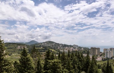 Panoramik tatil beldesi Soçi.