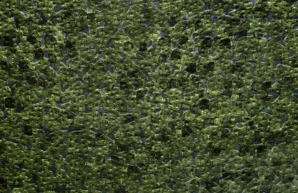 Зеленый фон с различными белыми спиральными линиями — стоковое фото