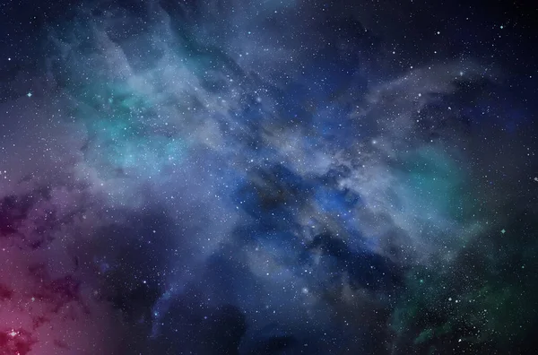 Abstraktes Hintergrundbild Des Universums Galaxie Sternenhimmel Helle Sterne Nebel — Stockfoto