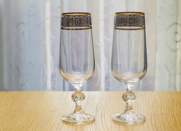 Deux beaux verres du verre . — Photo