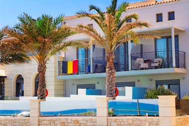 Crete, Yunanistan adanın kıyısında başvurmak.