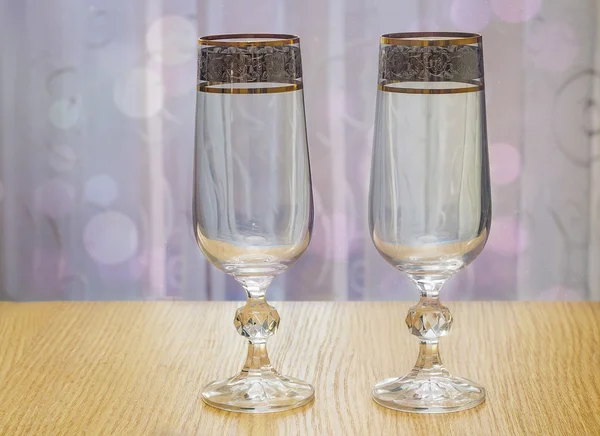 Two beautiful glass of the glass. — Stock Photo, Image