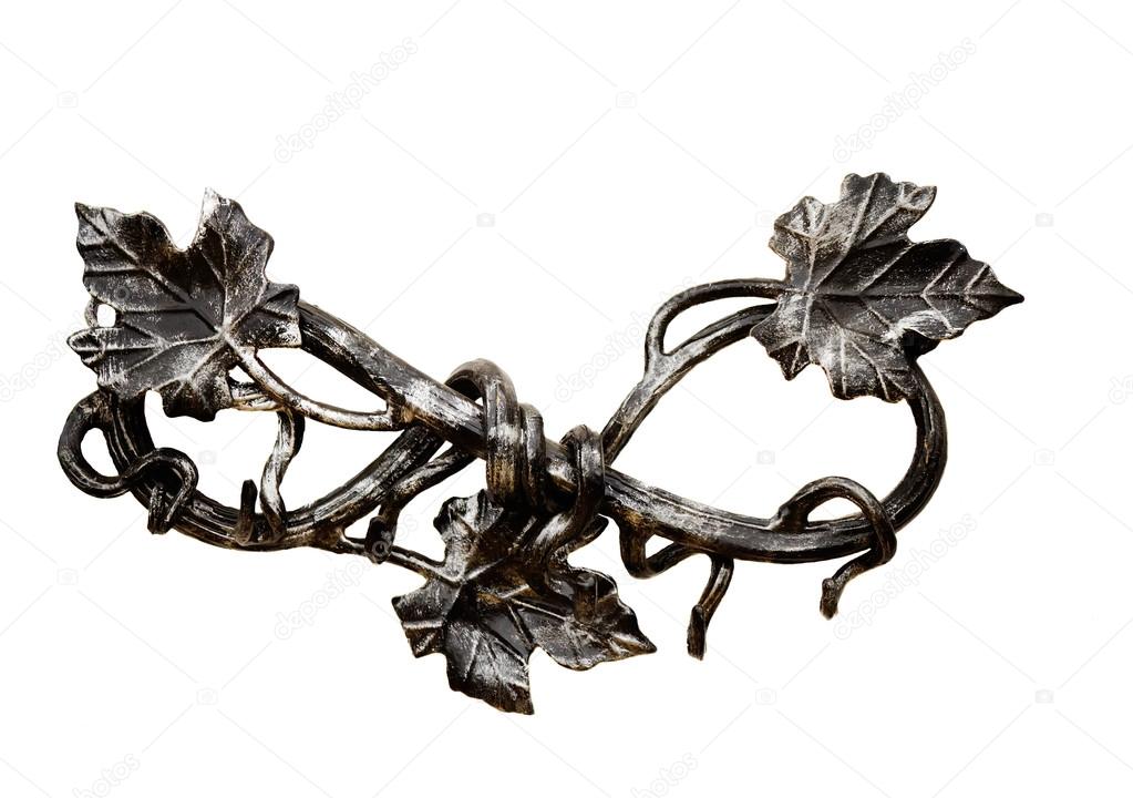 Decorative ornament, made of metal, handmade.