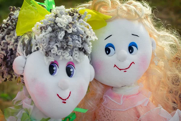 Aghi, giocattoli originali sotto forma di bambole divertenti — Foto Stock