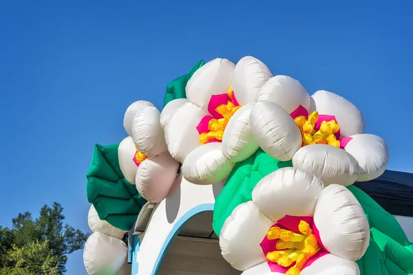 Mooie ballonnen in de vorm van bloemen, decoratie voor de ho — Stockfoto